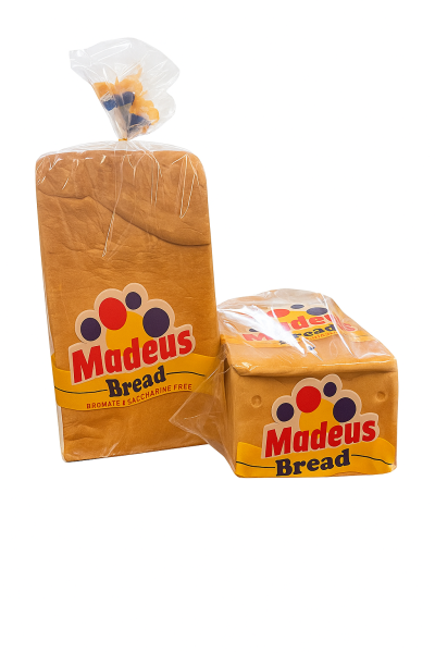 Madeus Bread Loaves on White Background